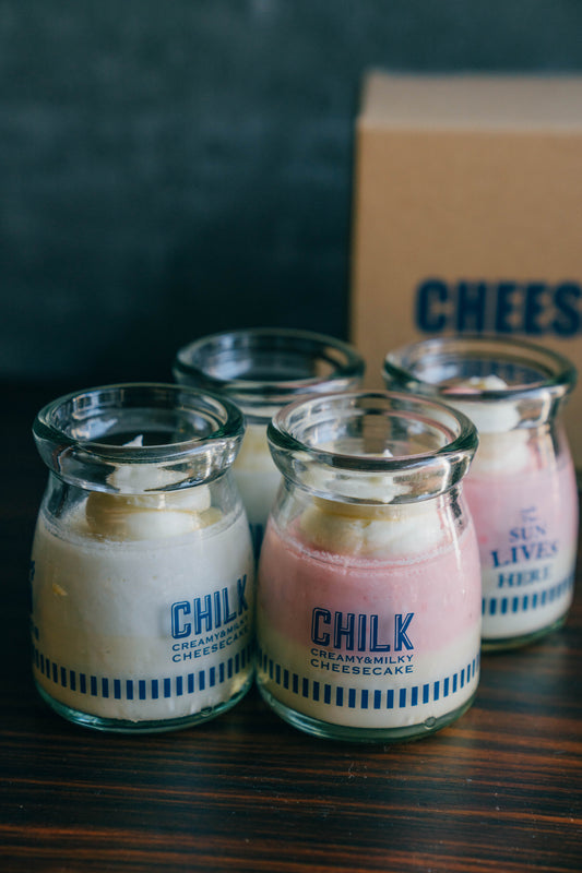 CHILK4個BOX (プレーン、ストロベリー)