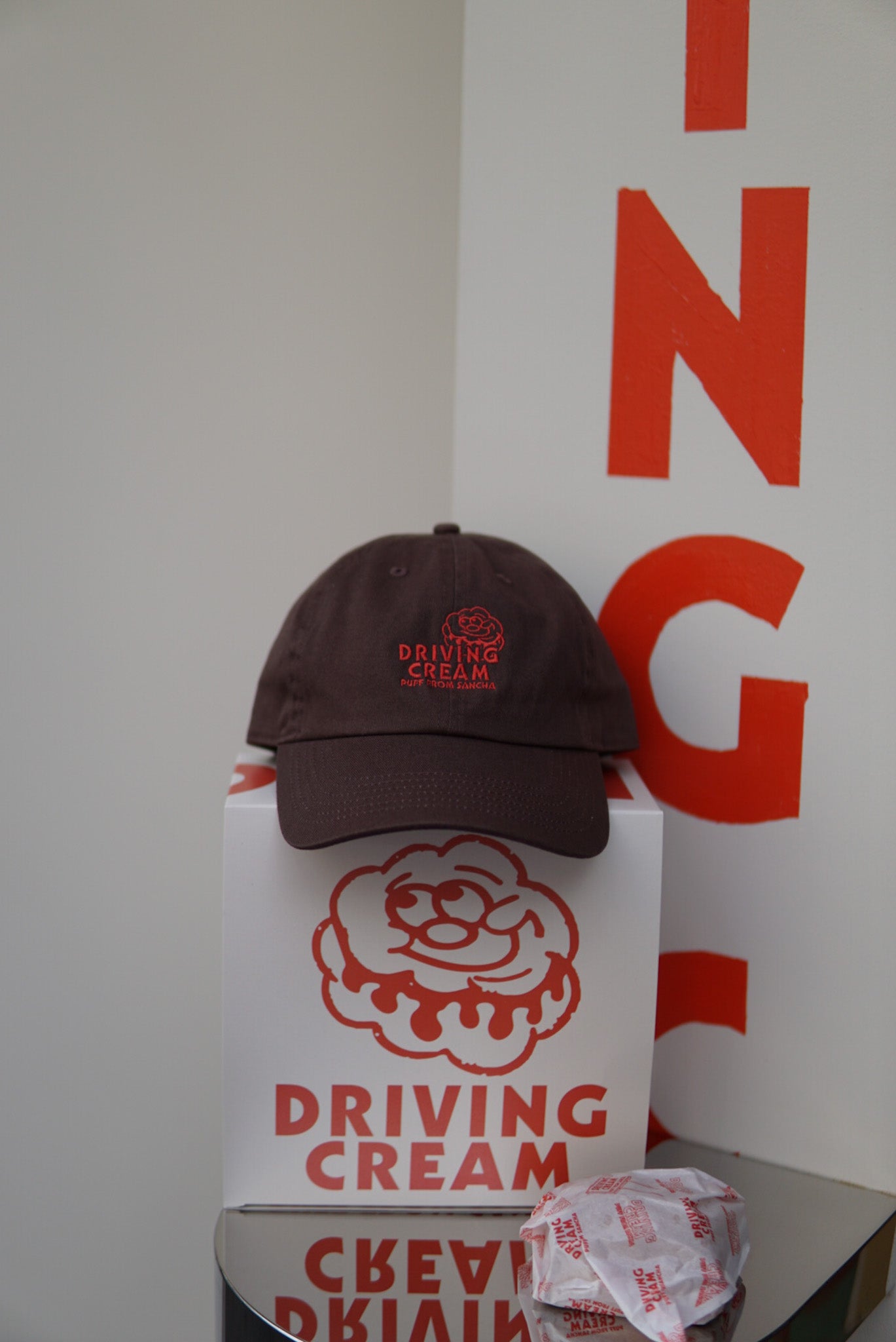 【先行販売】DRIVING CREAM オリジナルキャップ |ブラウン
