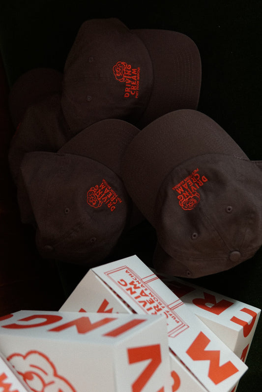 DRIVING CREAM オリジナルキャップ |ブラウン