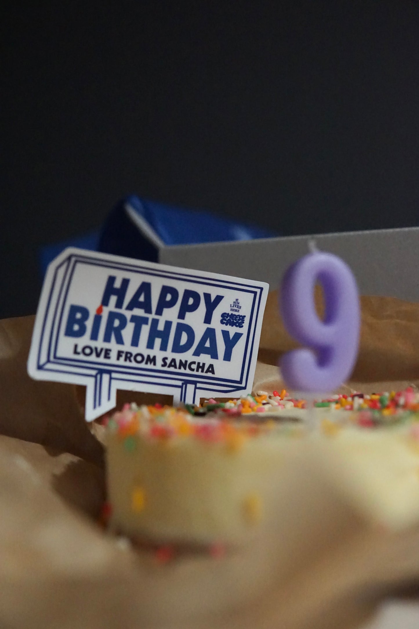 《誕生日セット》濃厚生クリームチーズケーキ12㎝