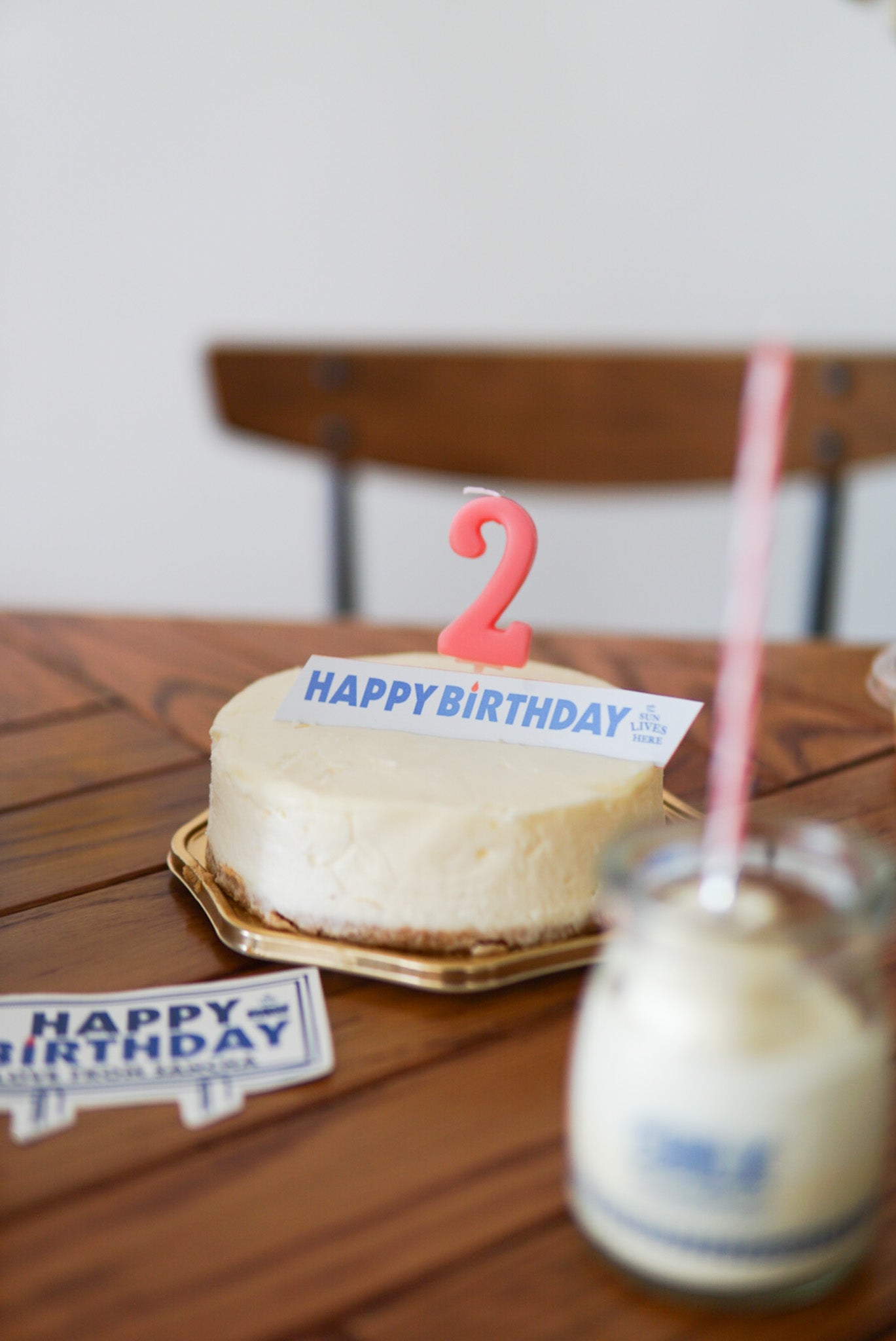 《誕生日セット》濃厚生クリームチーズケーキ12㎝