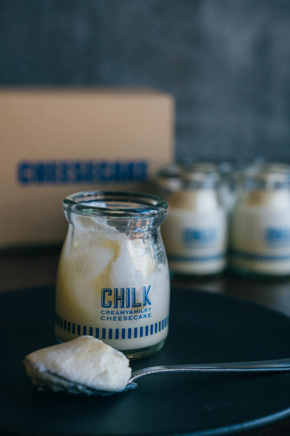 CHILK チーズケーキ 季節限定フレーバー 6個 BOX(抹茶、プレーン、ストロベリー）