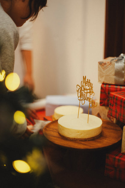 【店頭受け取り】クリスマス生クリームチーズケーキ12㎝