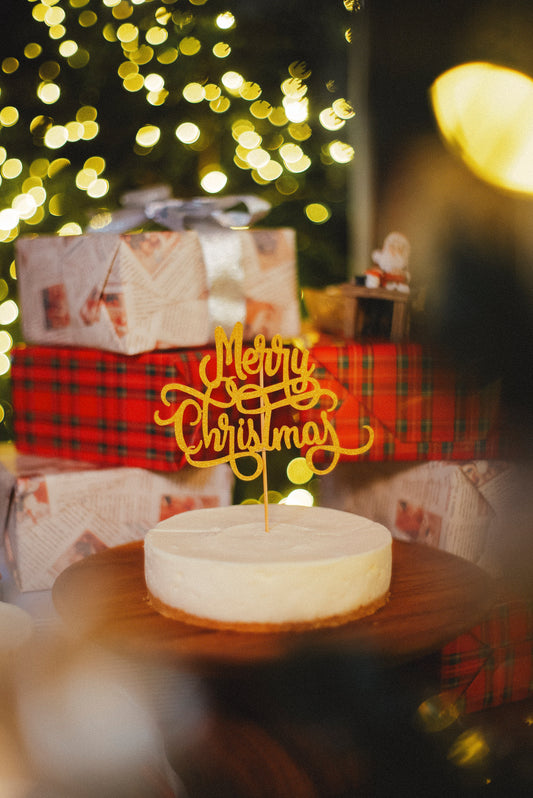 【店頭受け取り】クリスマス生クリームチーズケーキ12㎝