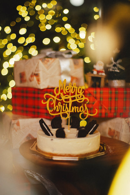 【店頭受け取り】クリスマスクッキーの生クリームチーズケーキ12㎝