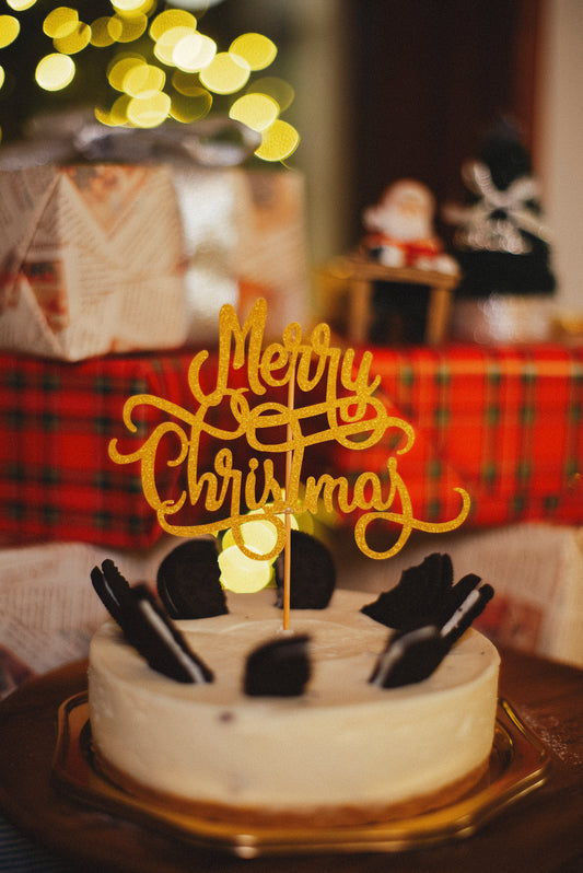 【全国配送】クリスマスクッキーの生クリームチーズケーキ15㎝