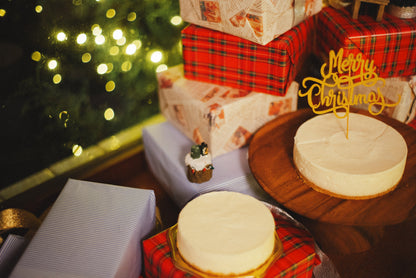 【店頭受け取り】クリスマス生クリームチーズケーキ15㎝