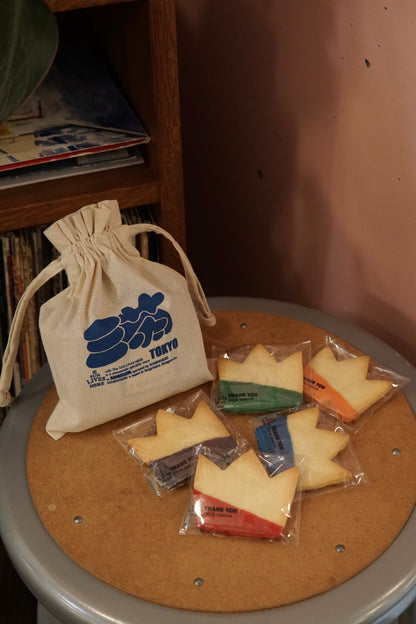 FAVORITE COLOR COOKIES  5枚セット (巾着バック付き)