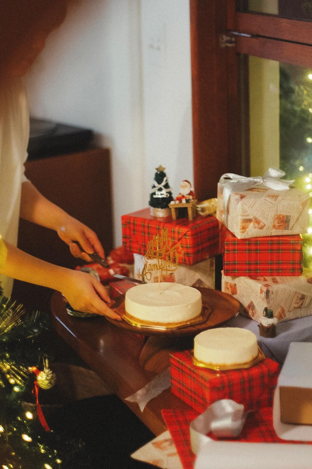 【全国配送】クリスマス生クリームチーズケーキ12㎝