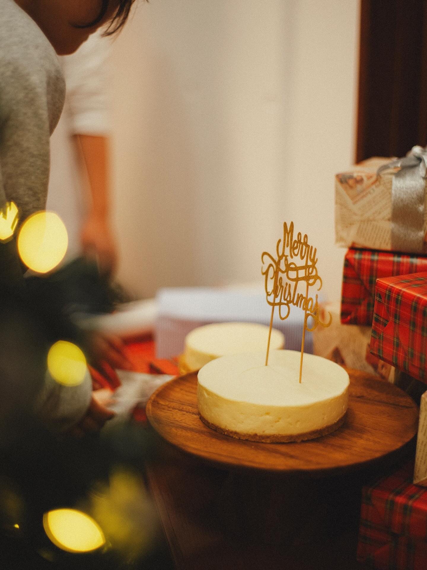 【全国配送】クリスマス生クリームチーズケーキ12㎝