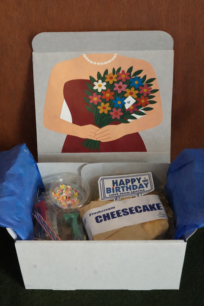 《誕生日セット》濃厚生クリームチーズケーキ12㎝