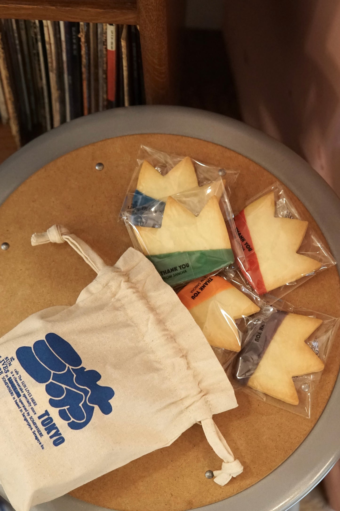 FAVORITE COLOR COOKIES  5枚セット (巾着バック付き)