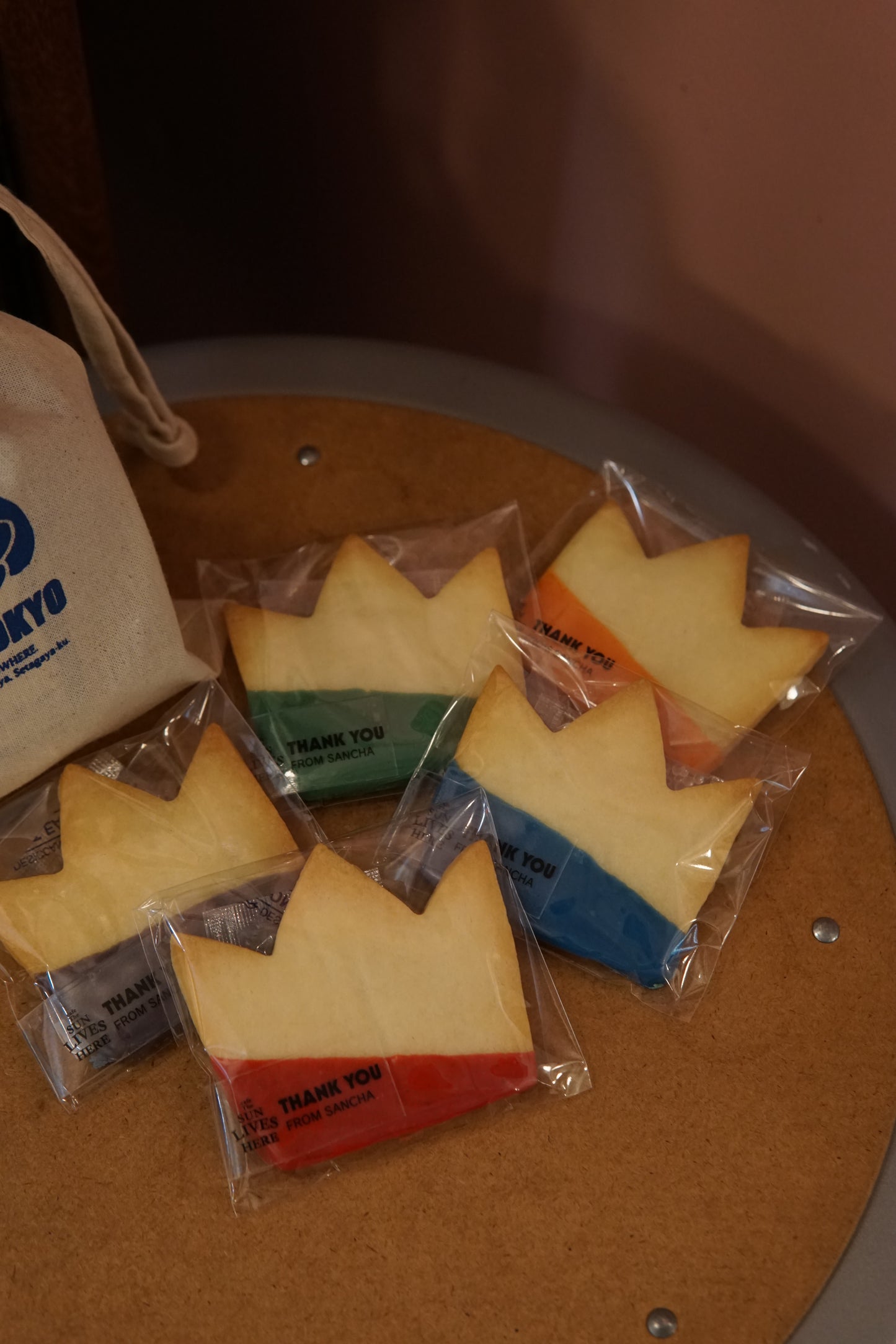 FAVORITE COLOR COOKIES  5枚セット (巾着バック付き)