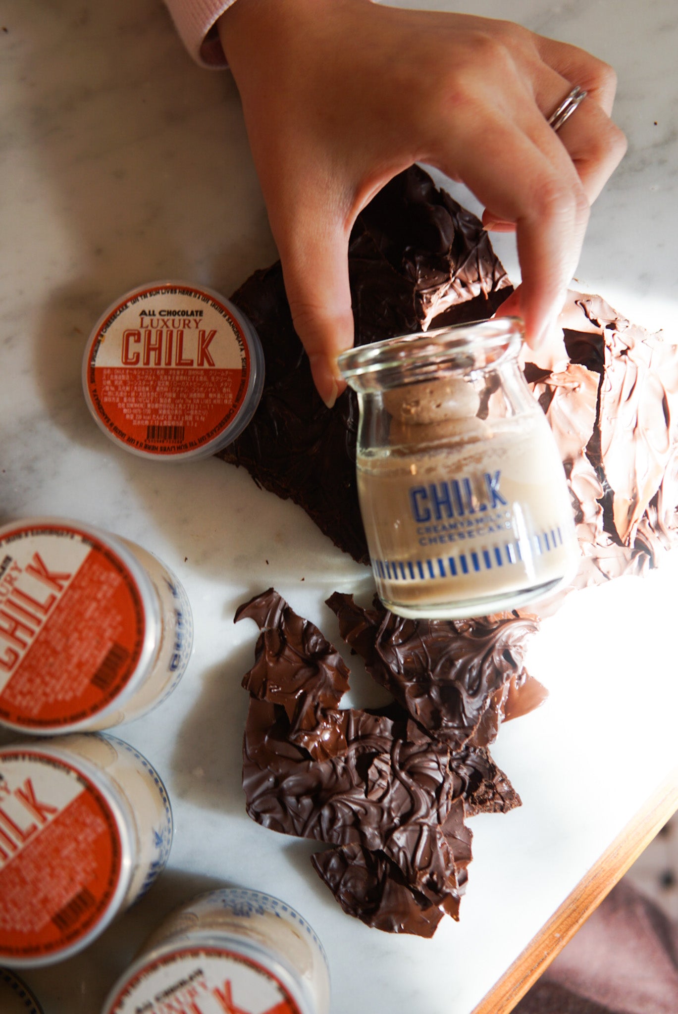 【LUXURY】CHILK チーズケーキ オールショコラ/プレーン 4個入