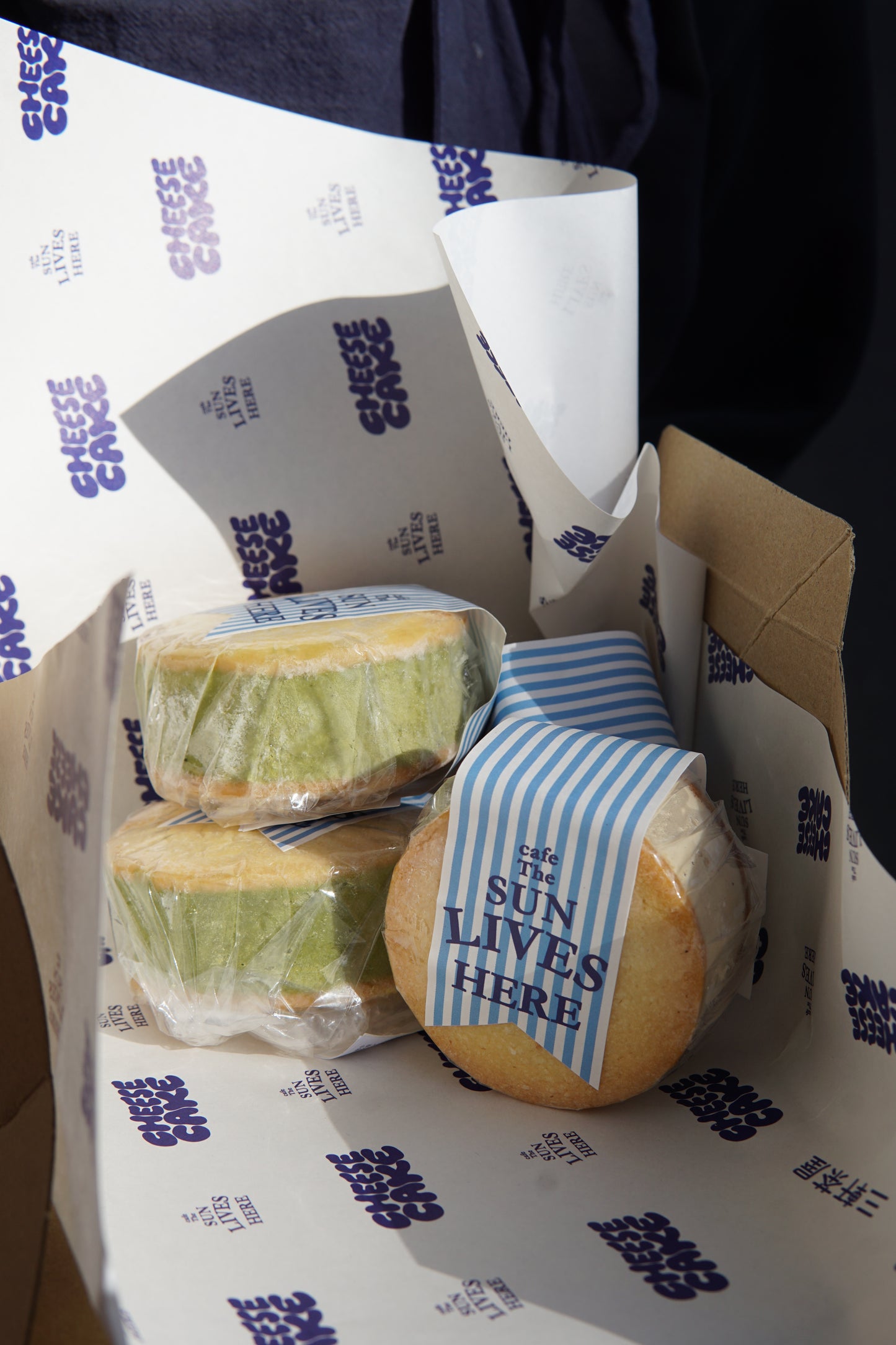 チーケーサンド ほうじ茶/抹茶 4個入