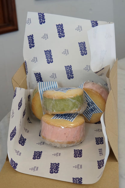 チーケーサンド 抹茶/ストロベリー 4個入