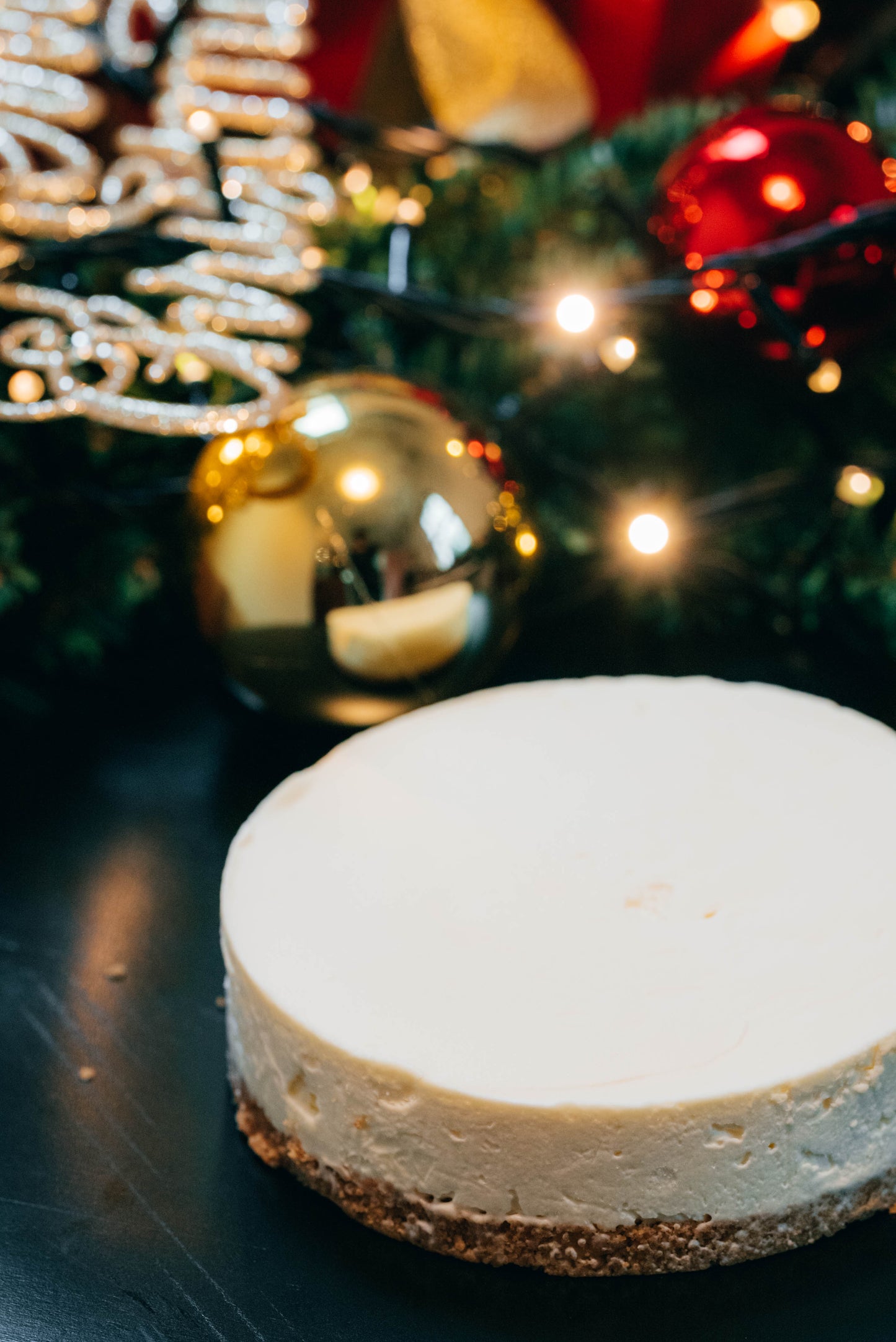 【店頭受け取り】クリスマス生クリームチーズケーキ15㎝