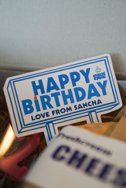 《誕生日セット》濃厚生クリームチーズケーキ12㎝