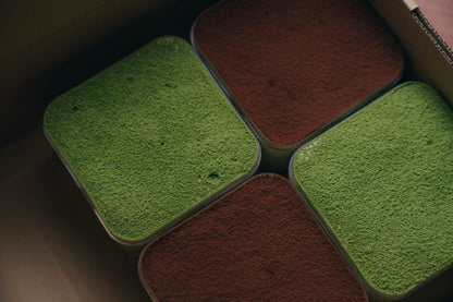 ティラミス2個BOX （抹茶＆プレーン）