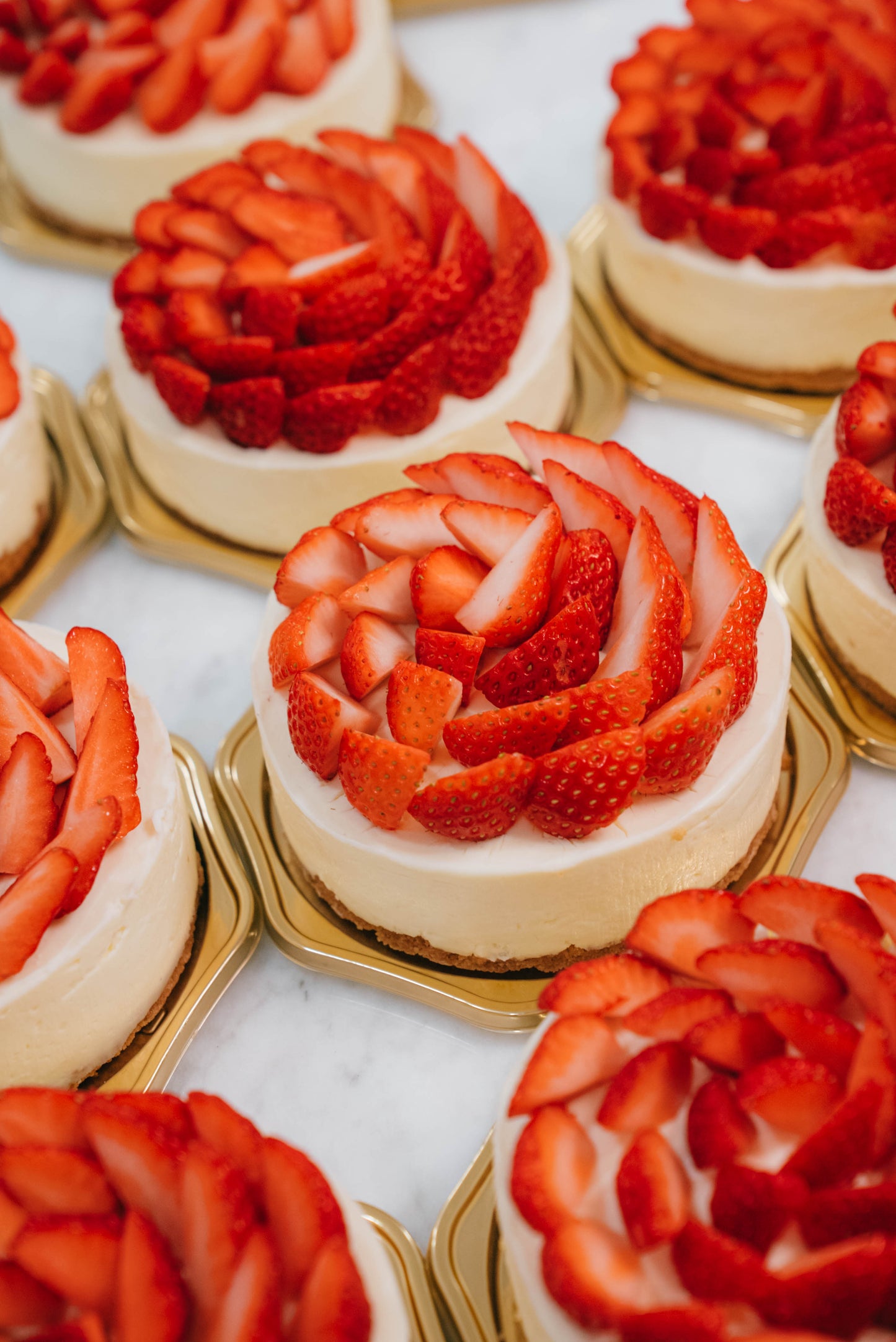 【店頭受け取り】クリスマス苺の生クリームチーズケーキ15㎝