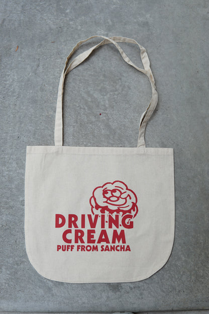 PUFFY JOE TOTE BAG｜DRIVING CREAM トートバッグ