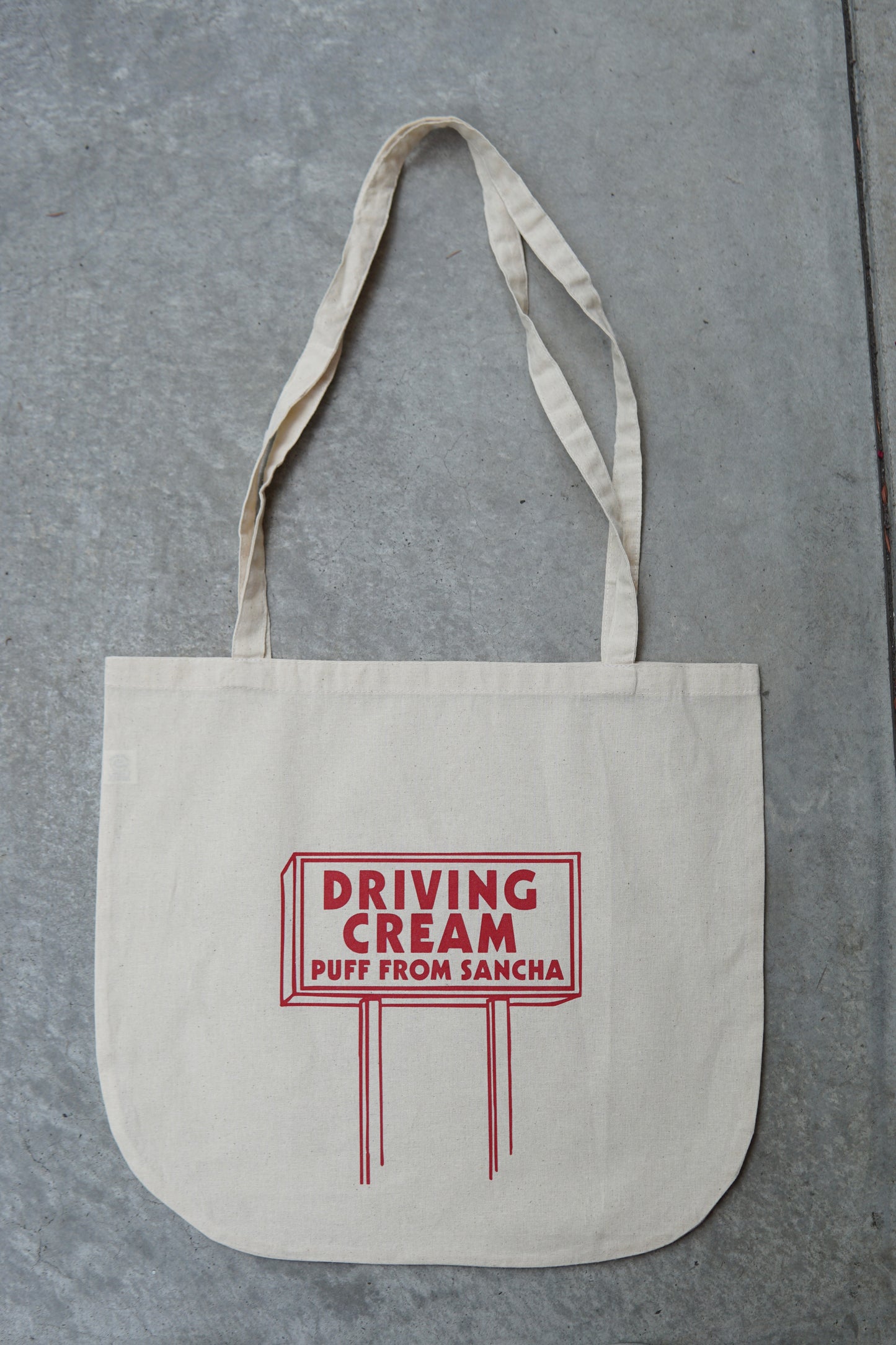 PUFFY JOE TOTE BAG｜DRIVING CREAM トートバッグ