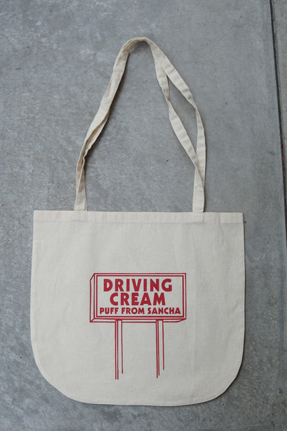 PUFFY JOE TOTE BAG｜DRIVING CREAM トートバッグ