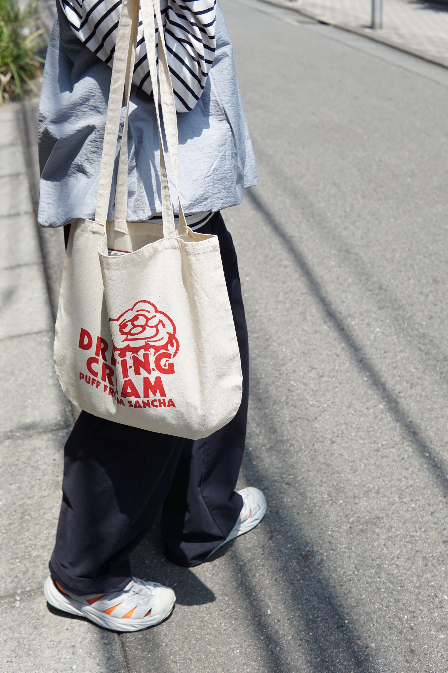 PUFFY JOE TOTE BAG｜DRIVING CREAM トートバッグ