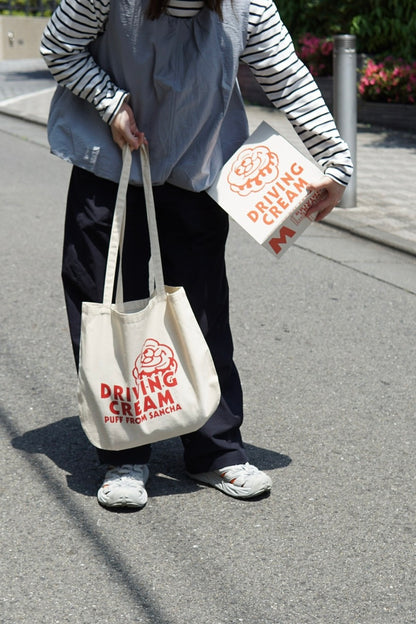 PUFFY JOE TOTE BAG｜DRIVING CREAM トートバッグ