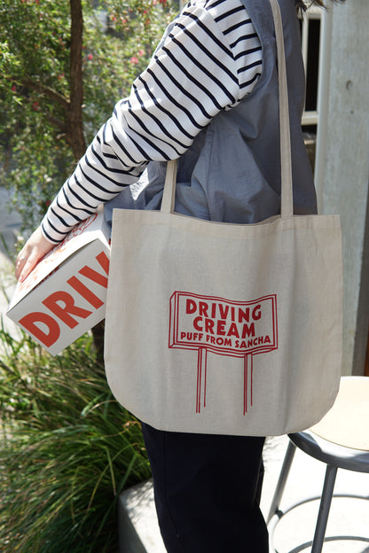 PUFFY JOE TOTE BAG｜DRIVING CREAM トートバッグ
