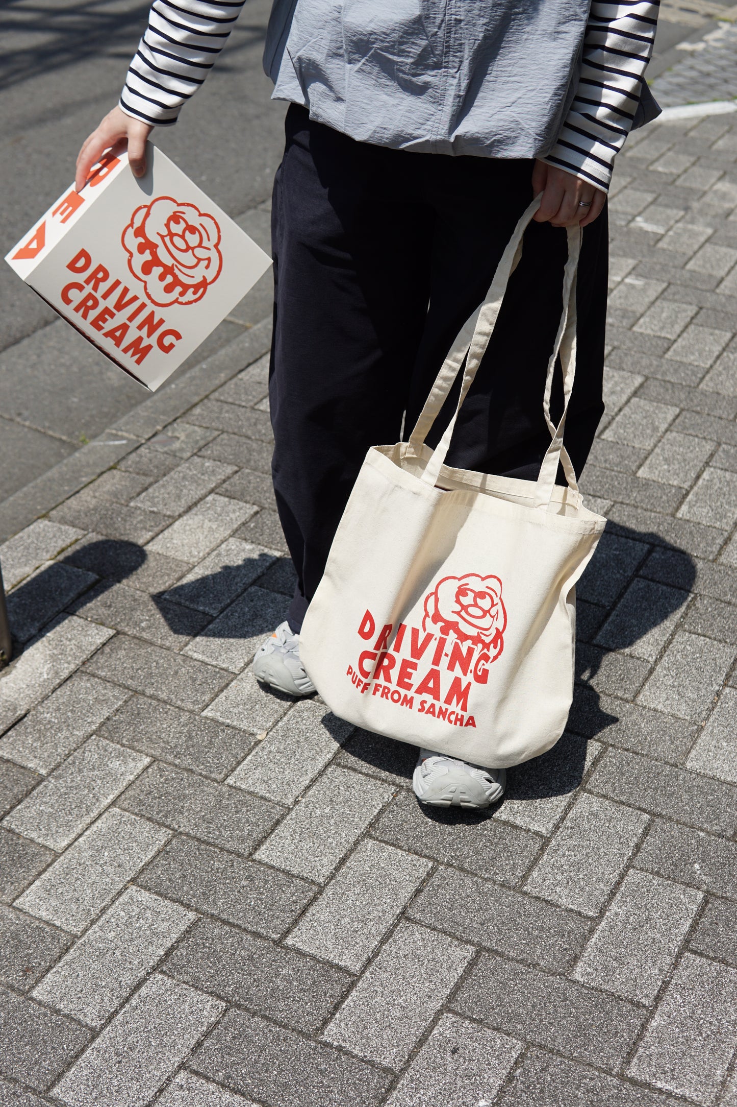 PUFFY JOE TOTE BAG｜DRIVING CREAM トートバッグ