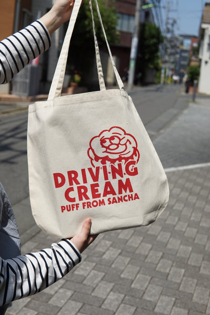 PUFFY JOE TOTE BAG｜DRIVING CREAM トートバッグ