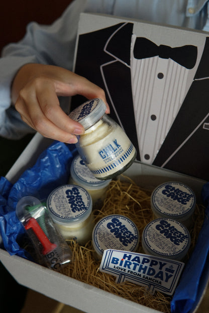 《ギフト》誕生日&記念日CHILK｜瓶詰めチーズケーキ ６個入り