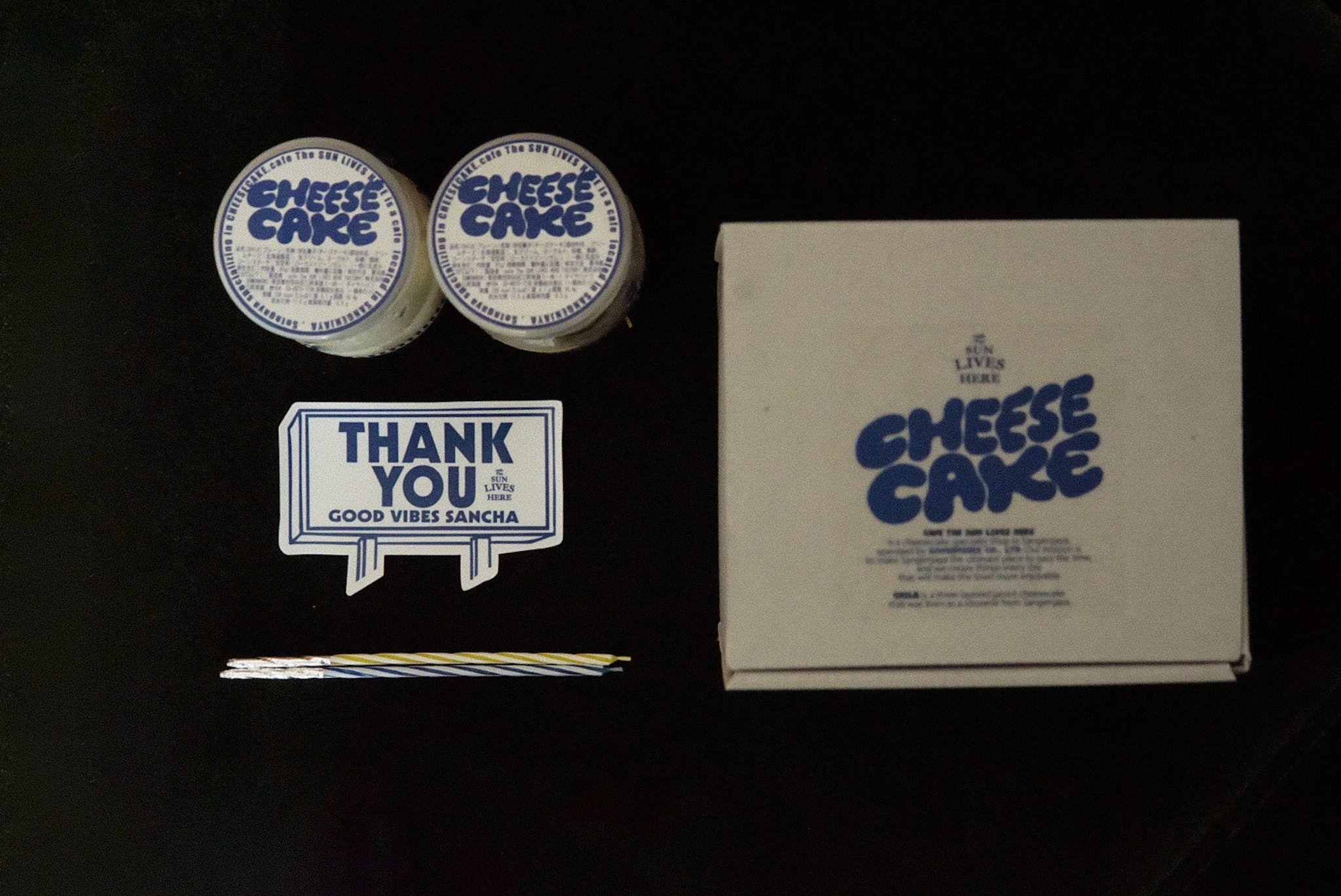 誕生日セット》誕生日CHILK｜瓶詰めチーズケーキ2個BOX – cafe The SUN