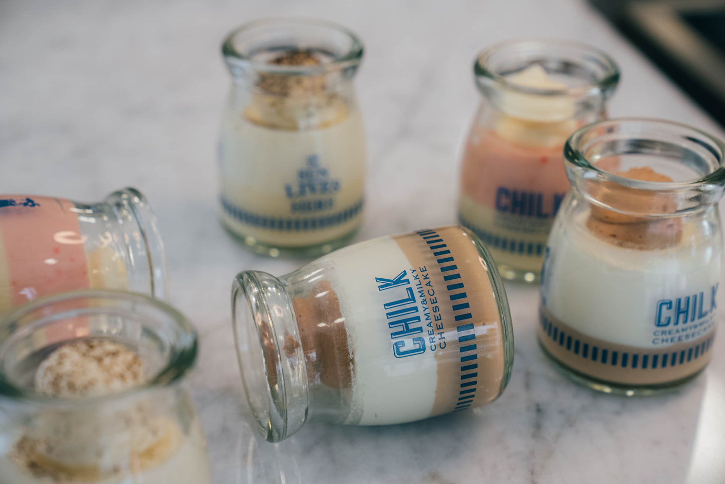 CHILK チーズケーキ 季節限定フレーバー 6個 BOX(チョコ、ほうじ茶、ストロベリー）