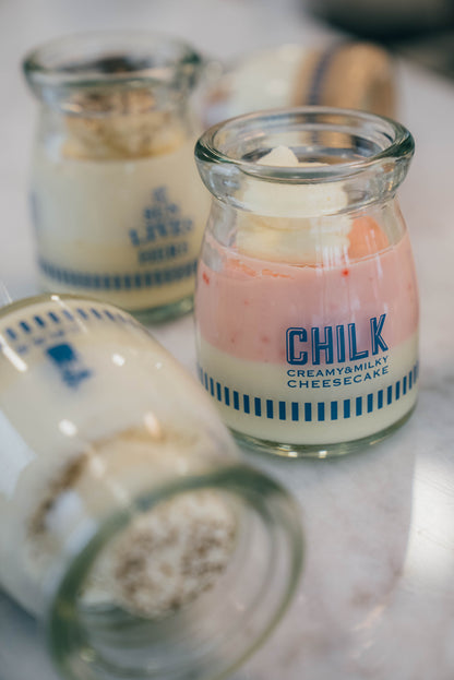 CHILK チーズケーキ 季節限定フレーバー 6個 BOX(チョコ、ほうじ茶、ストロベリー）