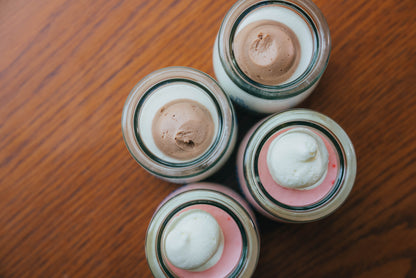 【バレンタイン】CHILK チーズケーキ  4個 BOX(チョコ、ストロベリー）