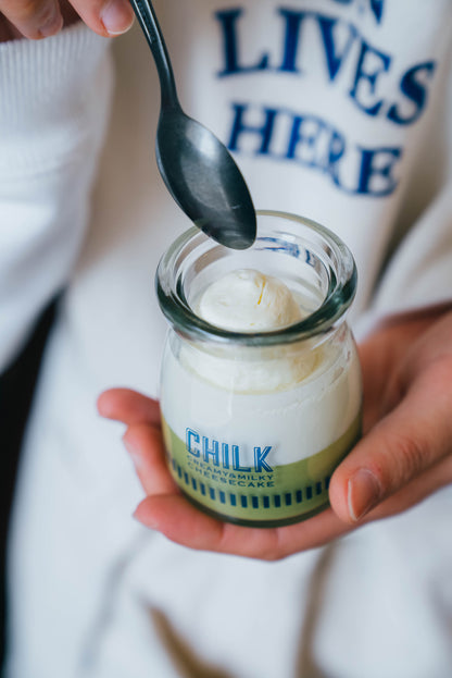 CHILK チーズケーキ 季節限定フレーバー 6個 BOX(抹茶、プレーン、ストロベリー）