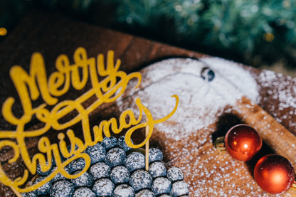 【店頭受け取り】クリスマスブルーベリー生クリームチーズケーキ15㎝