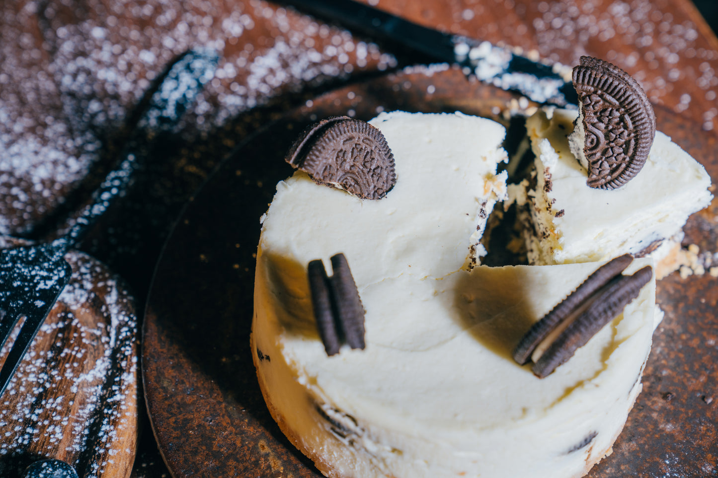 【全国配送】クリスマスクッキーの生クリームチーズケーキ12㎝