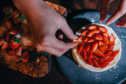 【店頭受け取り】クリスマス苺の生クリームチーズケーキ15㎝