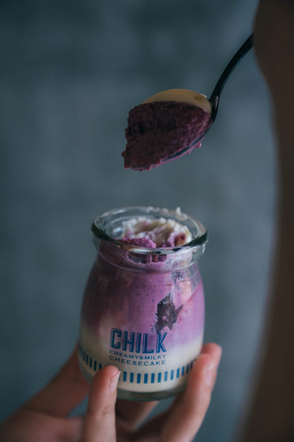 【夏限定】CHILK4個BOX（プレーン、ブルーベリー）