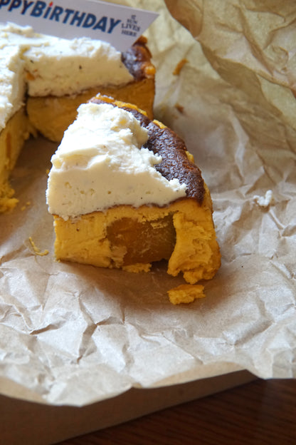 【店頭受け取り】かぼちゃとほうじ茶のバスクチーズケーキ｜12cm