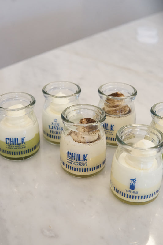 CHILK チーズケーキ 季節限定フレーバー 6個 BOX(抹茶、ほうじ茶、プレーン）