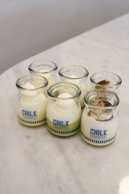 CHILK チーズケーキ 季節限定フレーバー 6個 BOX(抹茶、ほうじ茶、プレーン）