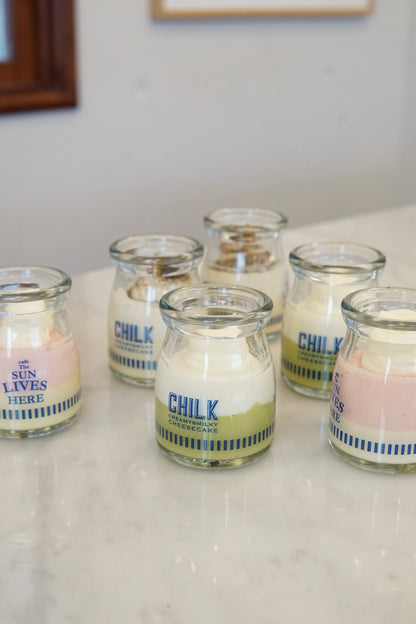 CHILK チーズケーキ 季節限定フレーバー 6個 BOX(抹茶、ほうじ茶、ストロベリー）